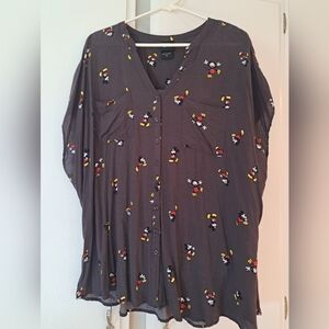 Disney button-up blouse